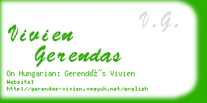 vivien gerendas business card